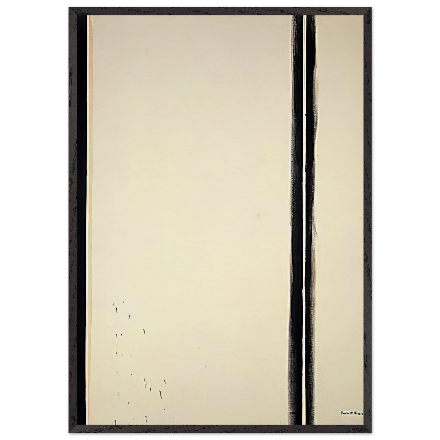 The Station of the Cross - Fourth Station - Barnett Newman Framed Art Print – Black Wooden Frame - Default Title - -Framed Art Print