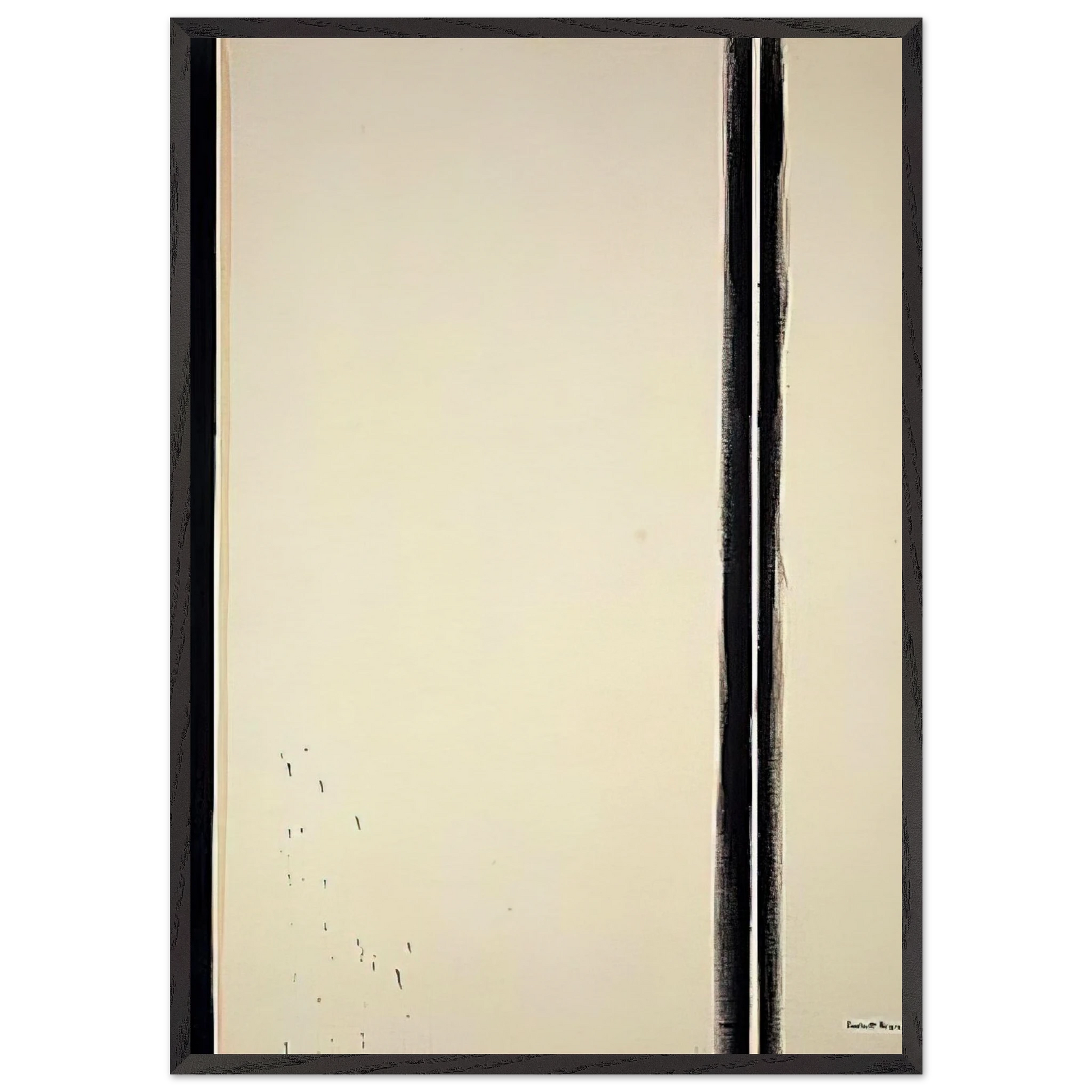 The Station of the Cross - Fourth Station - Barnett Newman Framed Art Print – Black Wooden Frame - Default Title - -Framed Art Print