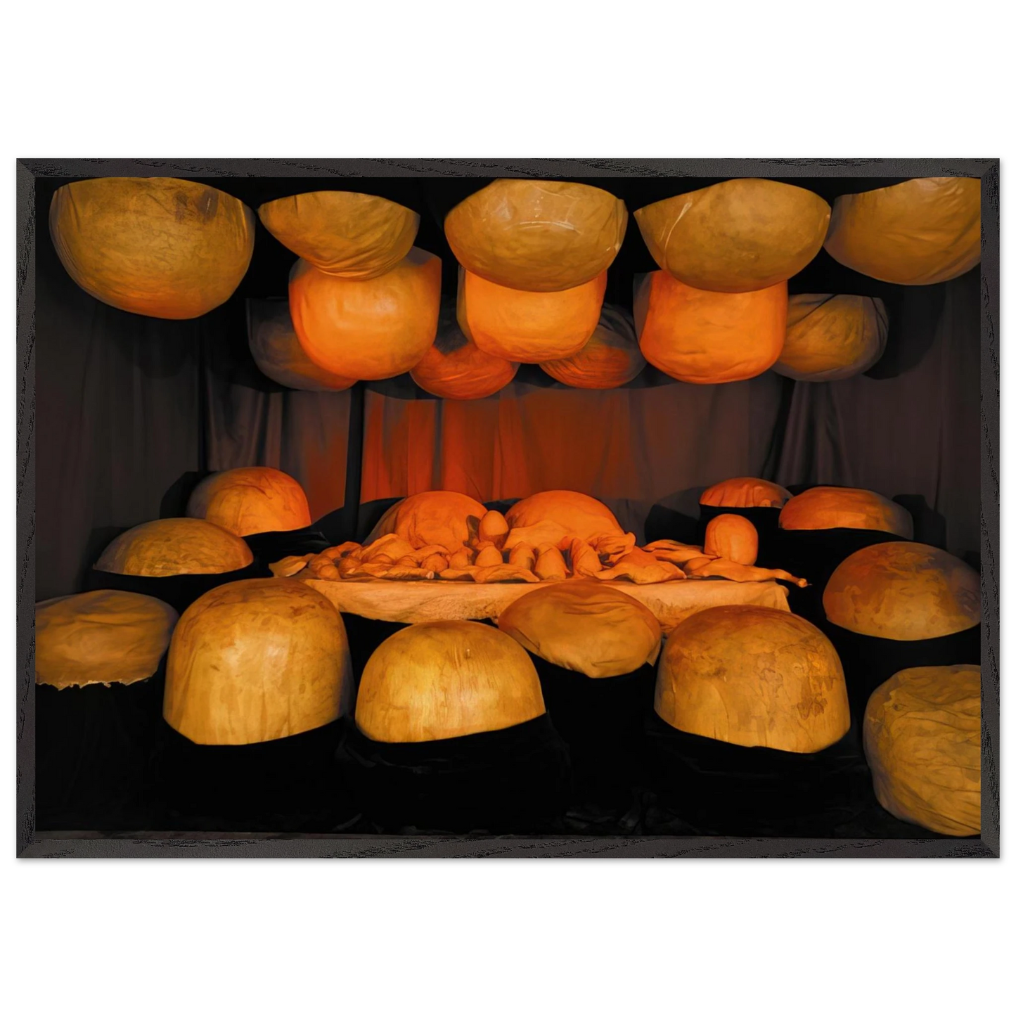 THE DESTRUCTION OF THE FATHER 1974 - Louise Bourgeois Framed Art Print – Black Wooden Frame - Default Title - -Framed Art Print