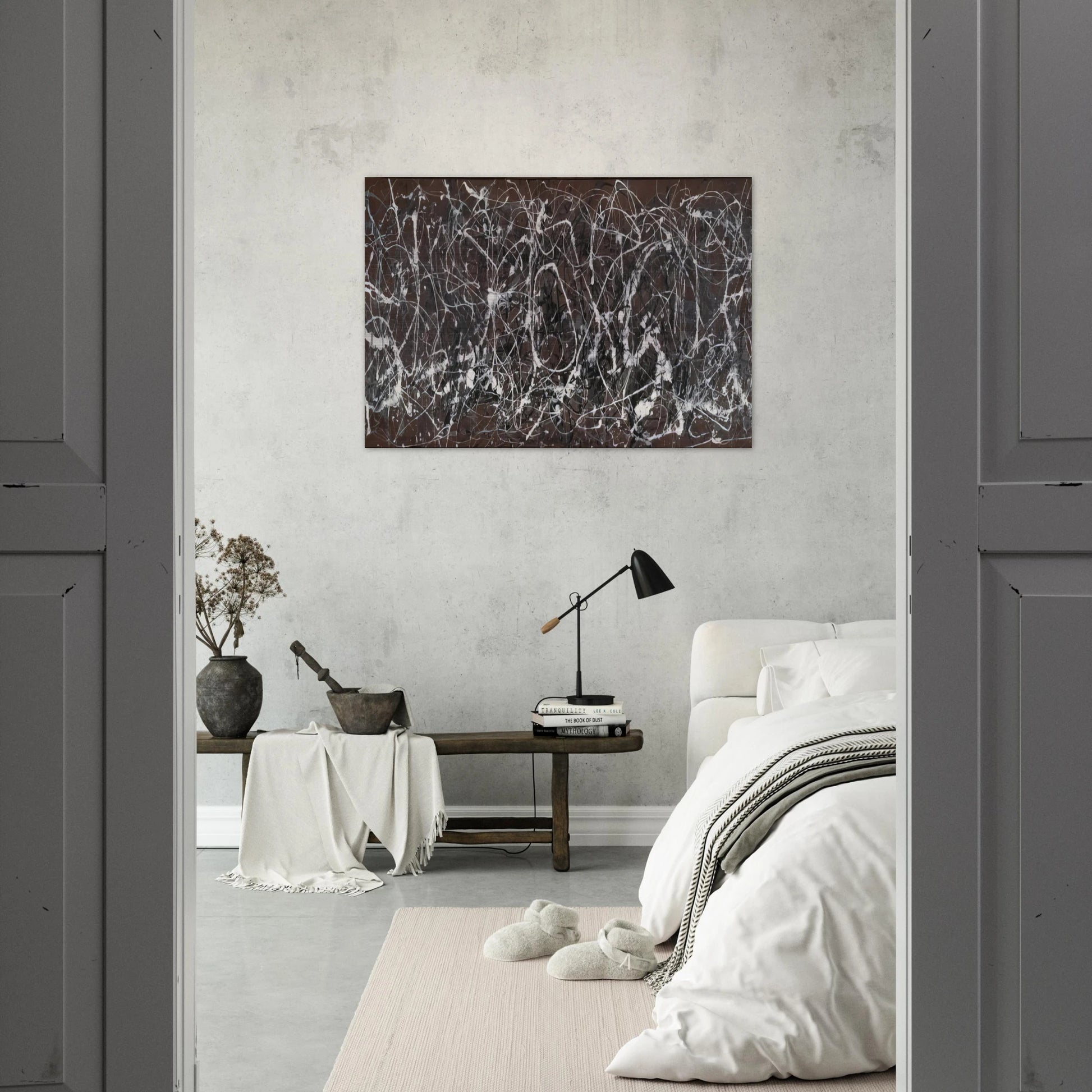 NUMBER 13A ARABESQUE 1948 - Jackson Pollock Brushed Aluminum Print - 70x100 cm / 28x40 inches | Jackson Pollock Aluminum Print | Jackson Pollock Prints