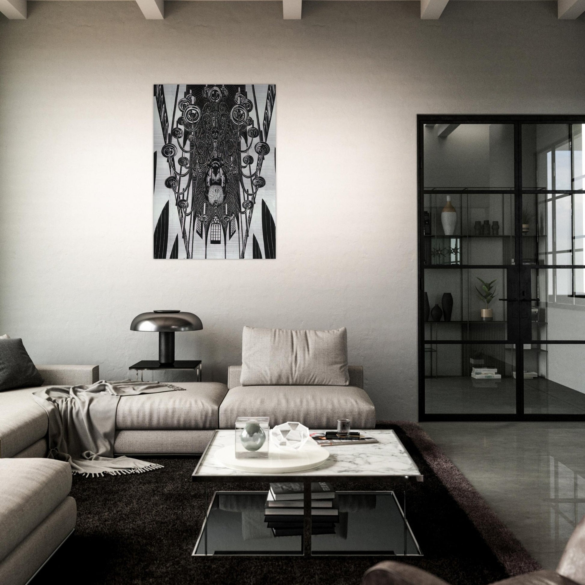 ESCHER (2) - MC Escher Brushed Aluminum Print - 70x100 cm / 28x40 inches | MC Escher Aluminum Print | MC Escher Prints