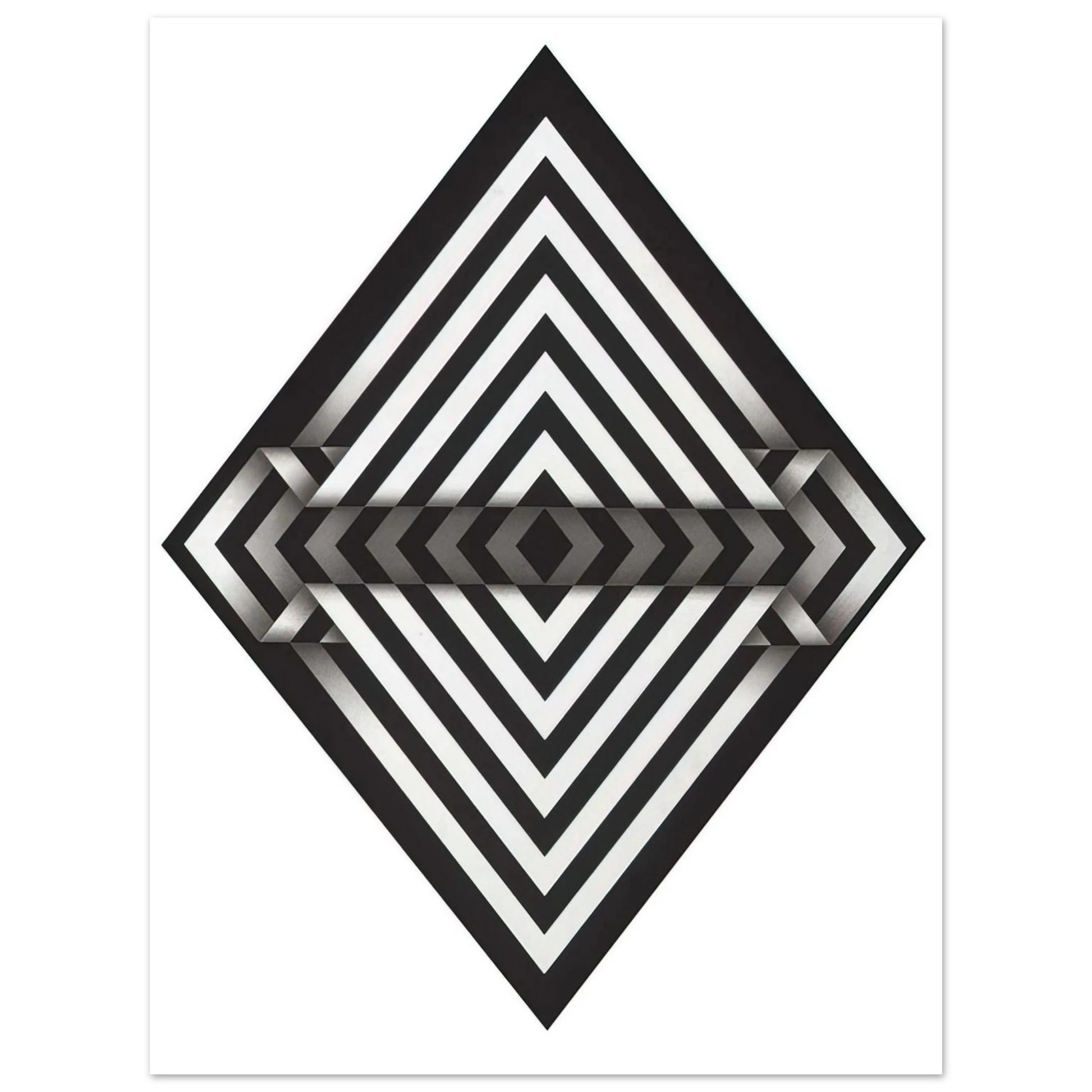 Omar Rayo - Panche I - 1970 Fine Art Poster - Default Title
