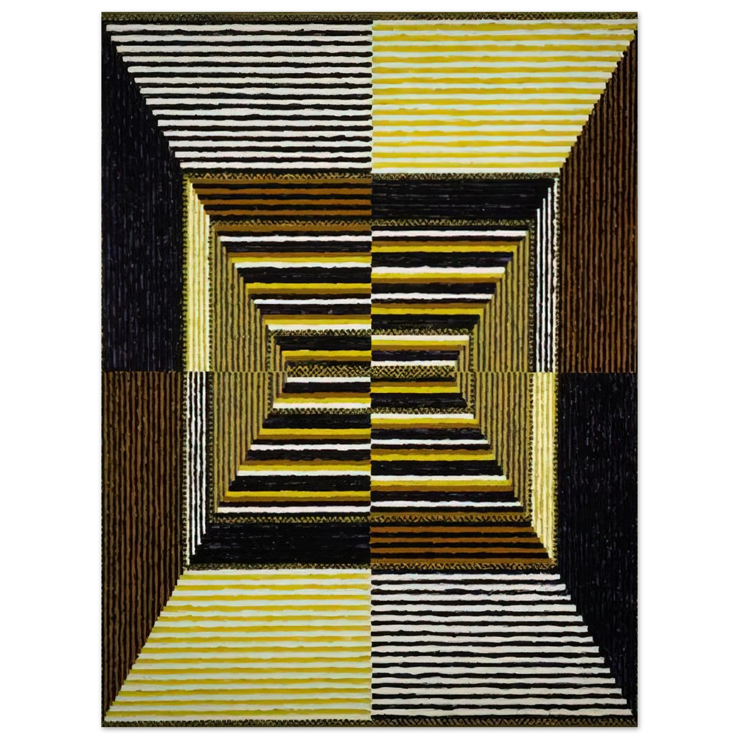 Alfred Jensen - The Acrobatic Rectangle, Per Eleven - 1967 Fine Art Poster - Default Title