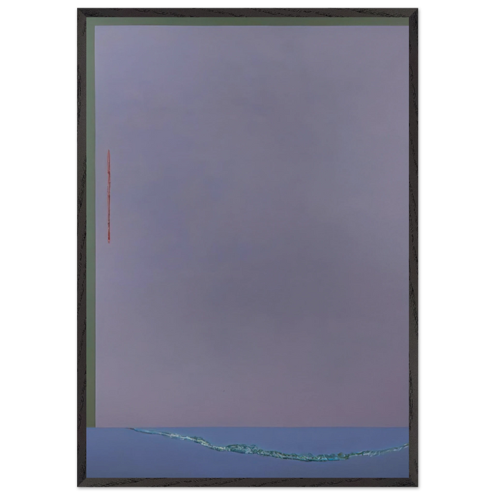 Infinity Field Nemea Series 4 - 1973 - Theodoros Stamos 70x100 cm / 28x40 inches Framed Art Print – Black Wooden Frame