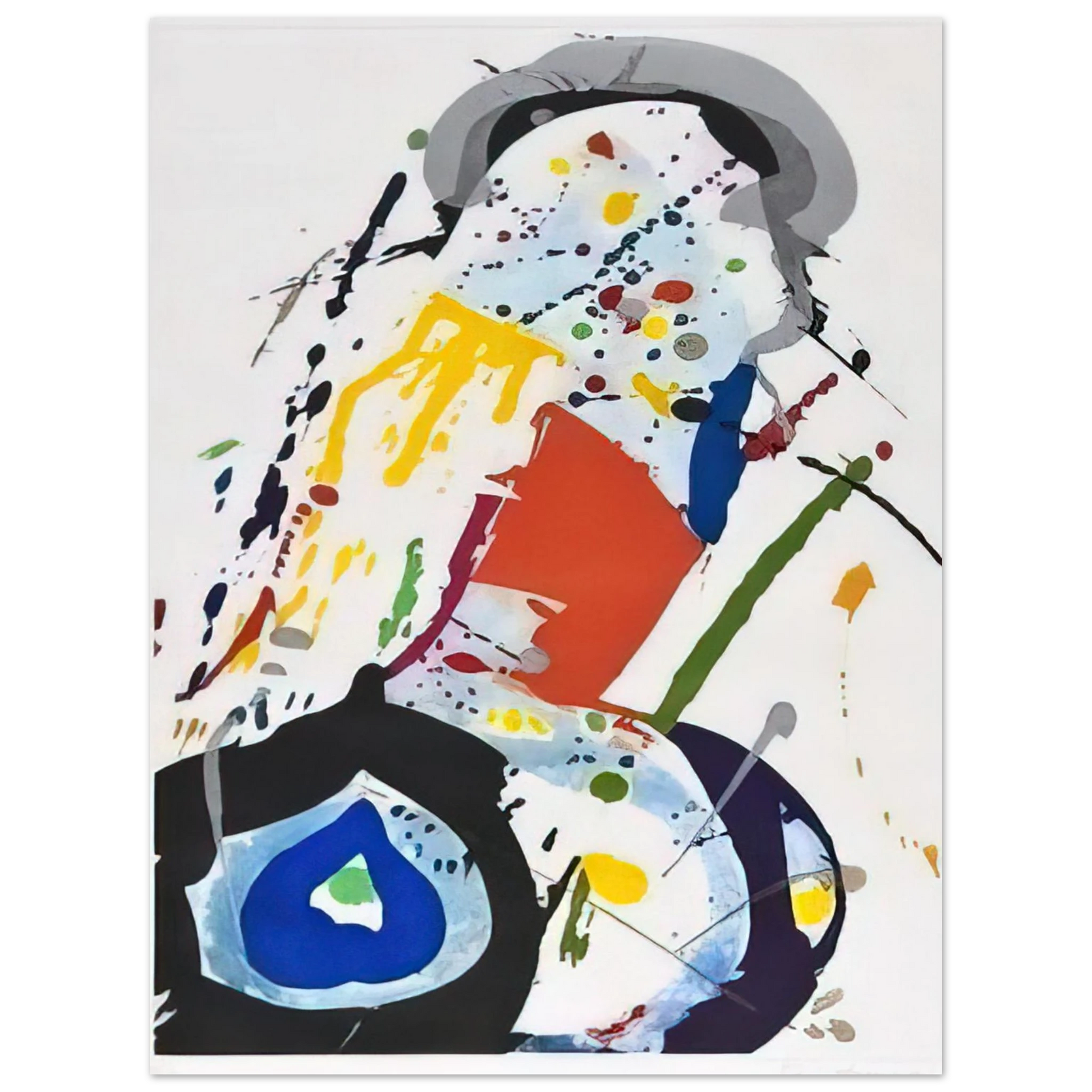 Sam Francis - untitled  sfe081  Fine Art Poster - Default Title