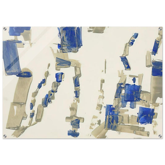 Bretagne - 1960 - Charlotte Posenenske Acrylic Print - 70x100 cm / 28x40″ inches