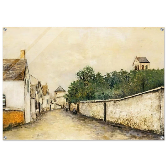 LANDSCAPE - Maurice Utrillo Acrylic Print - 70x100 cm / 28x40″ inches | Maurice Utrillo Wall Art | Maurice Utrillo Prints