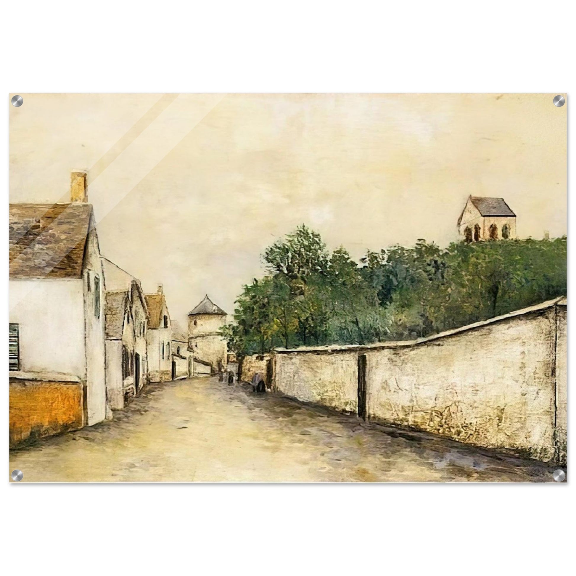 LANDSCAPE - Maurice Utrillo Acrylic Print - 70x100 cm / 28x40″ inches | Maurice Utrillo Wall Art | Maurice Utrillo Prints