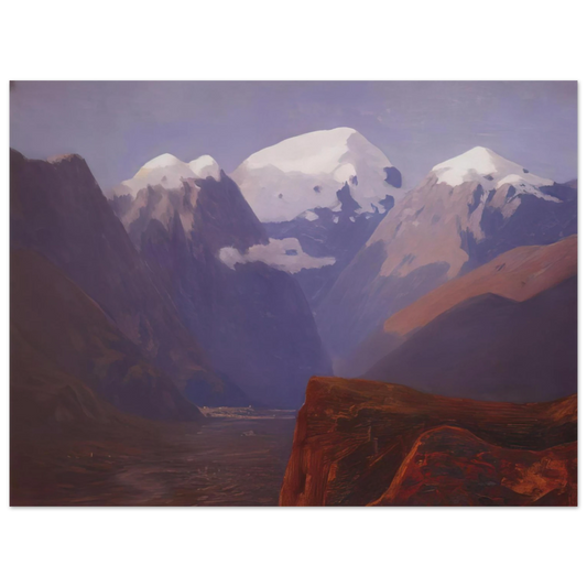 Arkhyp Kuindzhi - Snow tops Fine Art Poster - Default Title