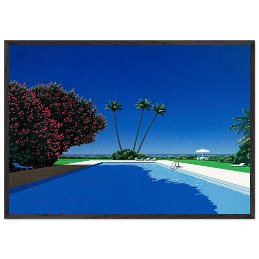 Time Goes By - Hiroshi Nagai Framed Art Print – Black Wooden Frame - Default Title - -Framed Art Print
