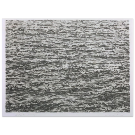 Vija Celmins - OCEAN 1975 Fine Art Poster - Default Title