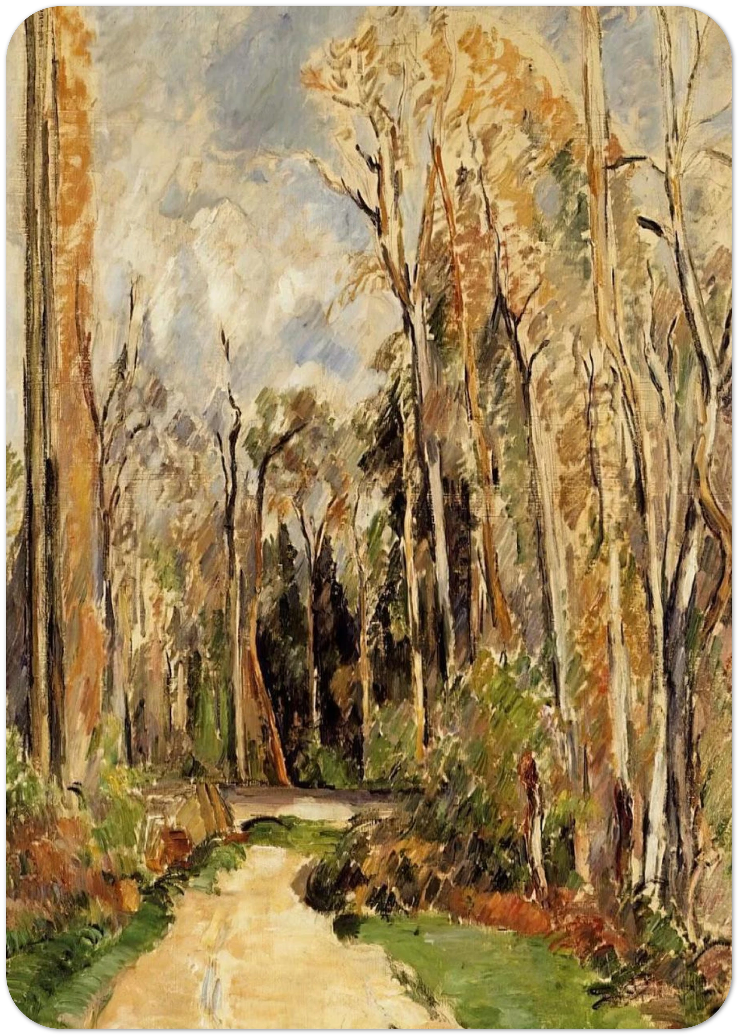 Path at the Entrance to the Forest By Paul Cézanne Pack of 10 Post Cards | Paul Cézanne Post Cards | A6 (10.5 x 14.8 cm) - 4.1 x 5.8 inches