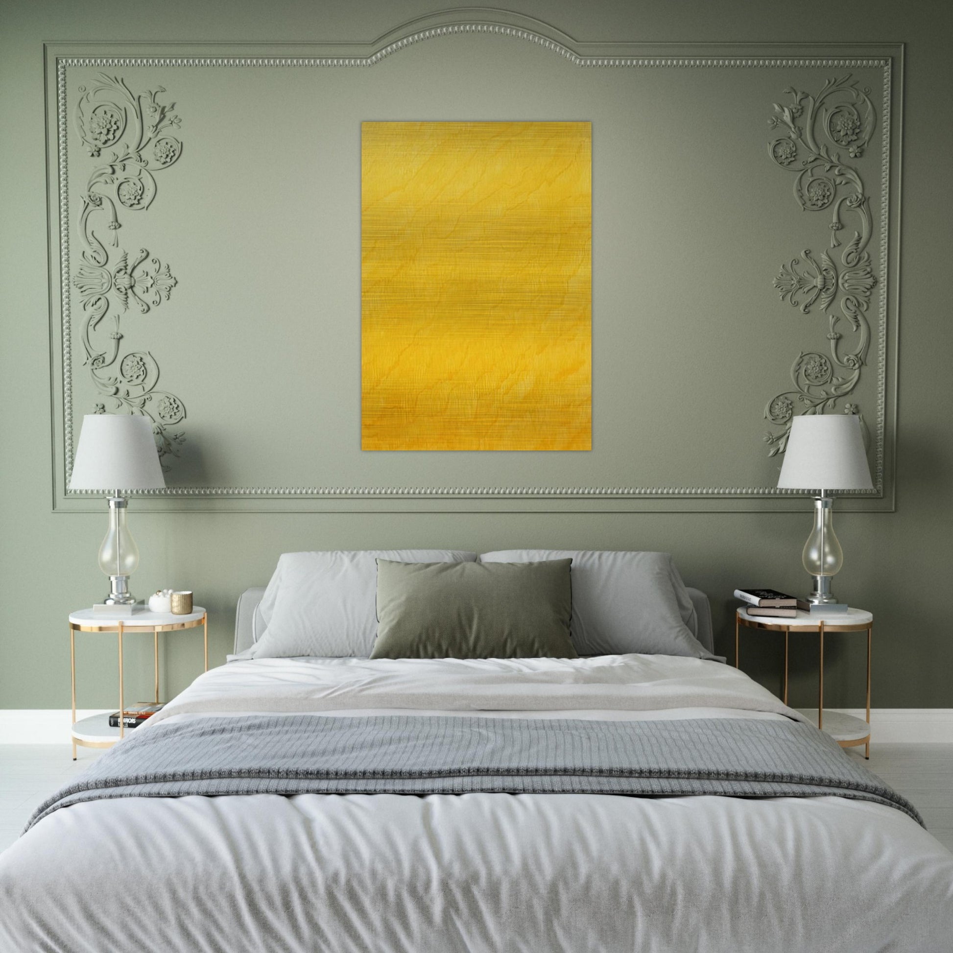 Indian Yellow - Marcia Hafif Brushed Aluminum Print - 70x100 cm / 28x40 inches | Marcia Hafif Aluminum Print | Marcia Hafif Prints