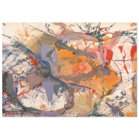 Before the Caves, 1958- - Helen Frankenthaler Acrylic Print - 70x100 cm / 28x40″ inches | Helen Frankenthaler Wall Art | Helen Frankenthaler Prints
