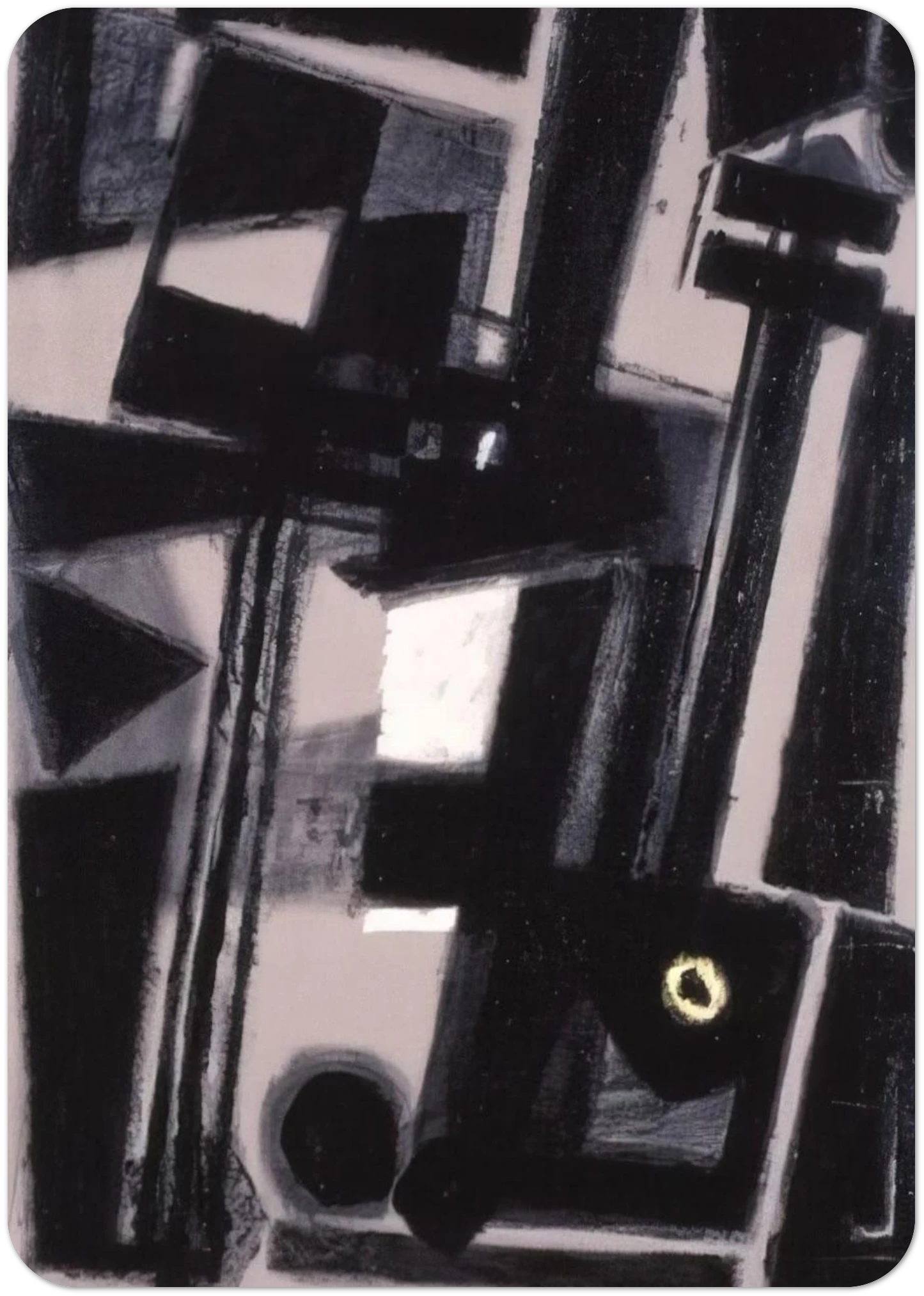 COMPOSITION By Enrico Prampolini Pack of 10 Post Cards | Enrico Prampolini Post Cards | A6 (10.5 x 14.8 cm) - 4.1 x 5.8 inches