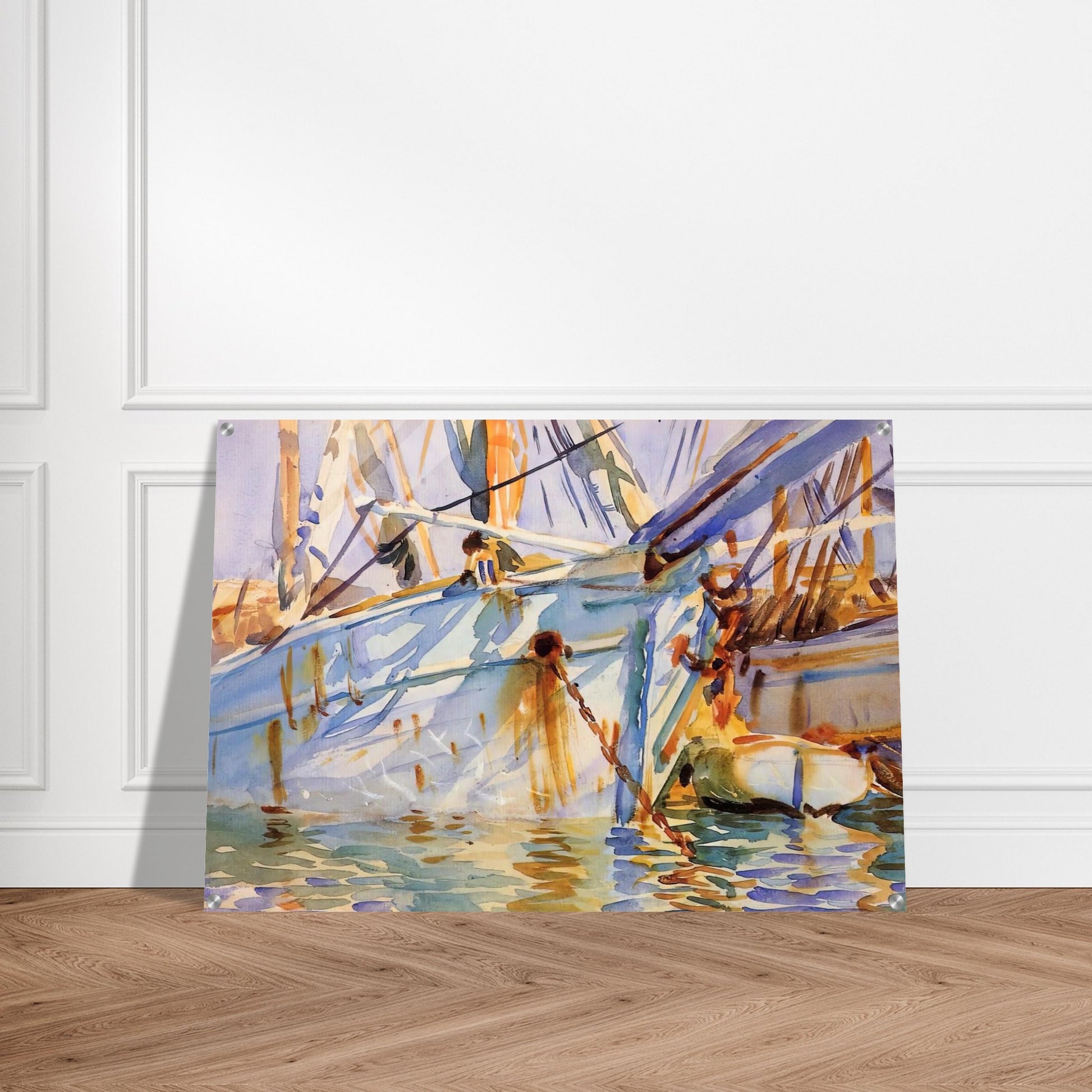 In a Levantine Port - John Singer Sargent Acrylic Print - 70x100 cm / 28x40″ inches