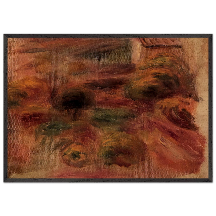 The Artist s Home - Pierre-Auguste Renoir 70x100 cm / 28x40 inches Framed Art Print – Black Wooden Frame