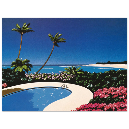 Hiroshi Nagai - Fall of Sound Wall Art - 21x29.7 cm / 8x12" - Fine Art Poster - -
