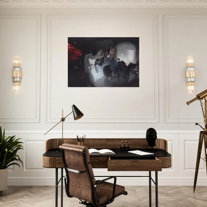 COMPOSITION 1972 - Chu teh Chun Brushed Aluminum Print - 70x100 cm / 28x40 inches | Chu teh Chun Aluminum Print | Chu teh Chun Prints