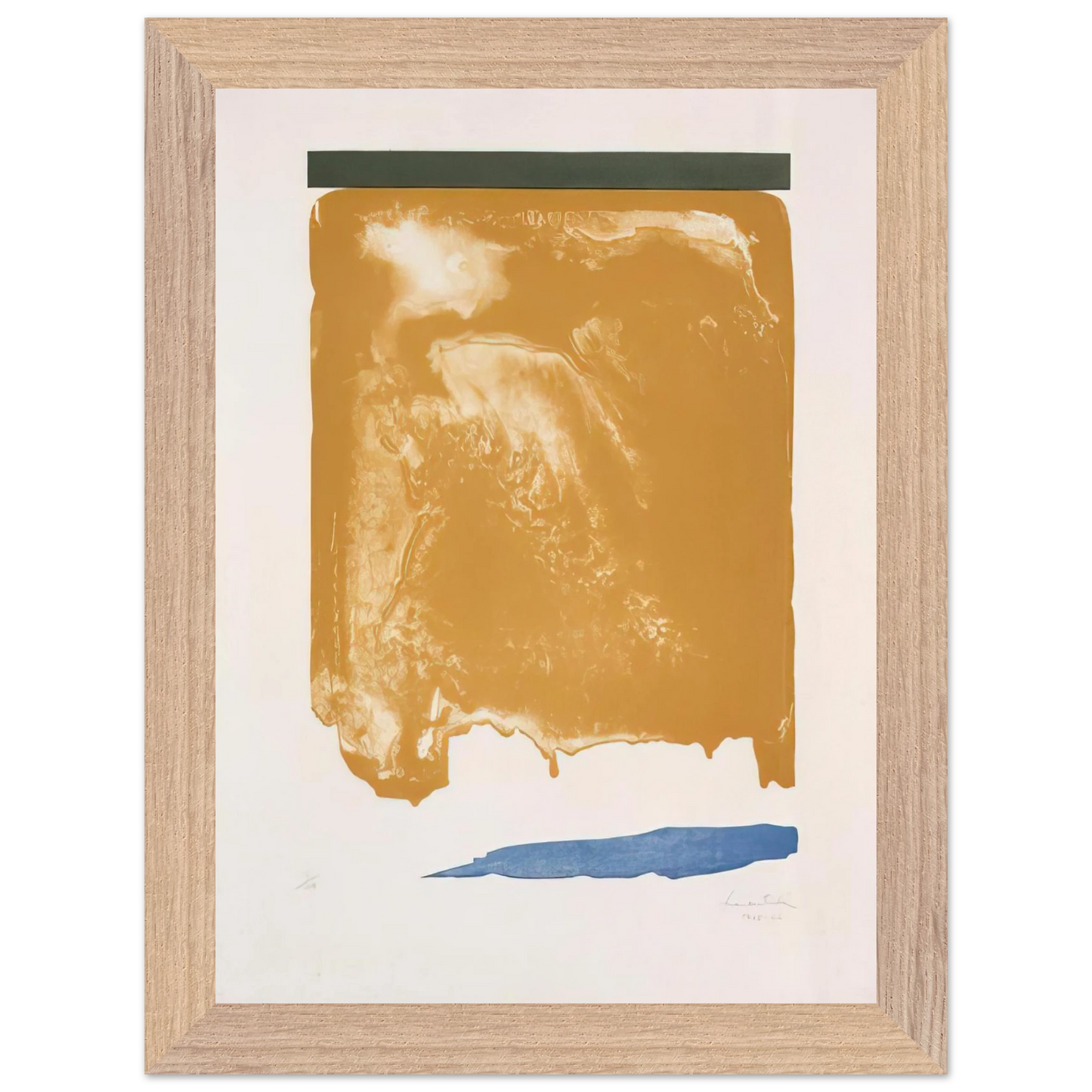 Helen Frankenthaler - Persian Garden - 1966 Wall art - 21x29.7 cm / 8x12" - Fine Art Poster - -