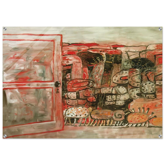 ENTRANCE - Philip Guston Acrylic Print - 70x100 cm / 28x40″ inches