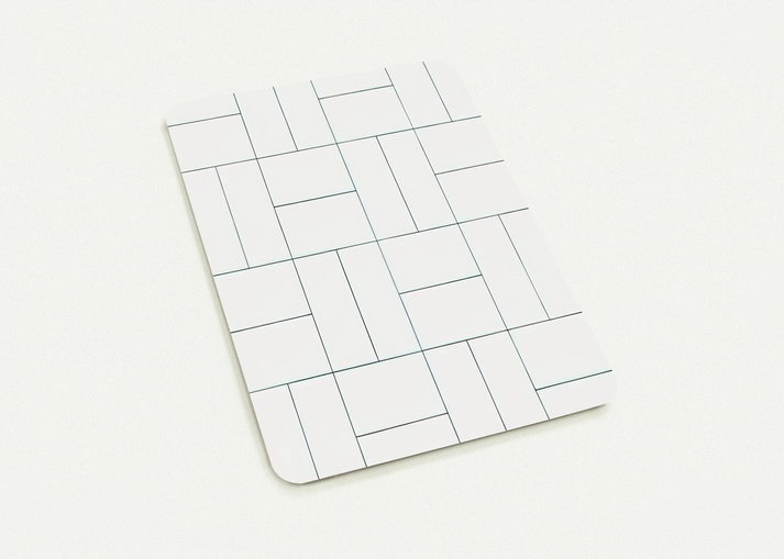 32 Rectangles - 1953 By Francois Morellet Pack of 10 Post Cards | Francois Morellet Post Cards | A6 (10.5 x 14.8 cm) - 4.1 x 5.8 inches
