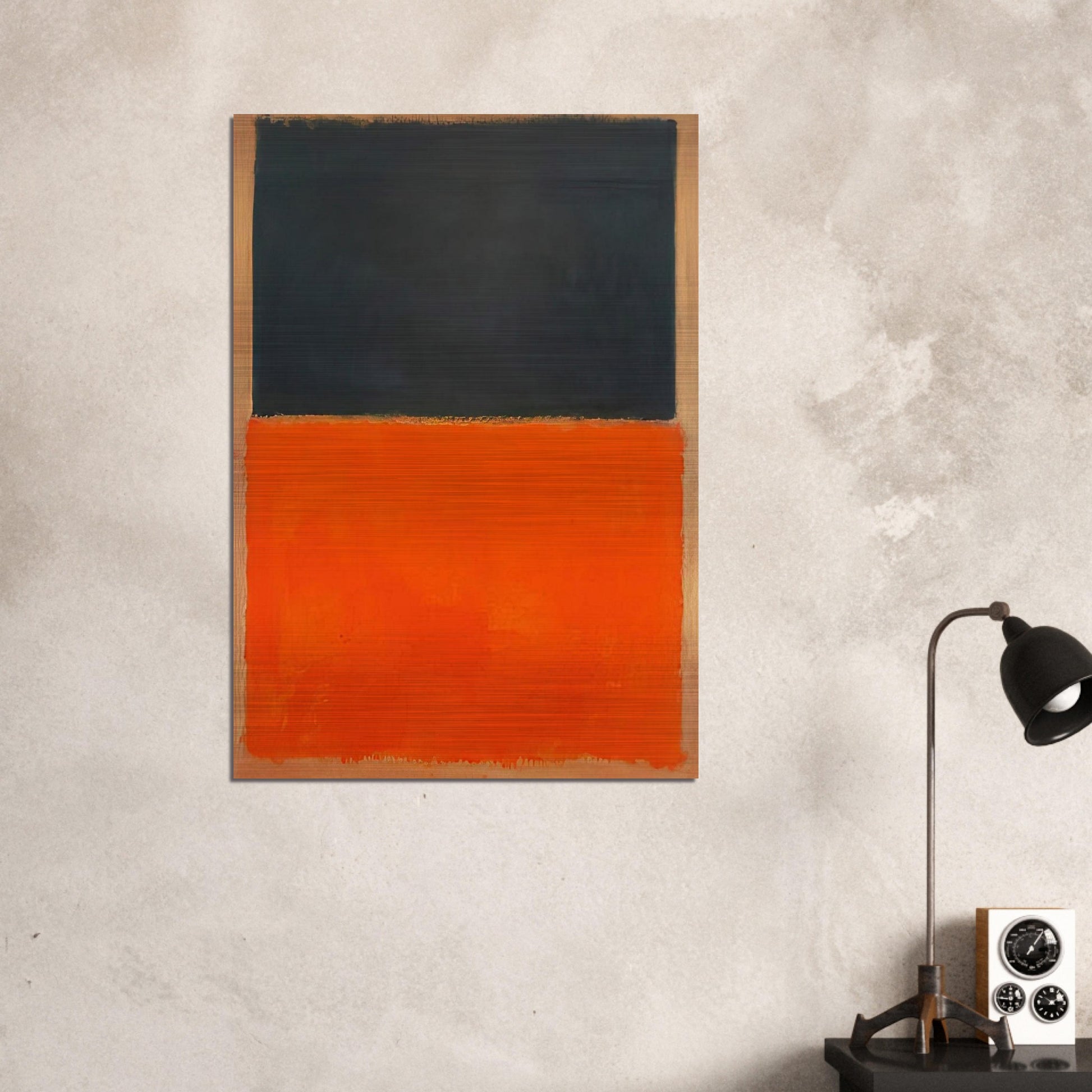 Green and Tangerine on Red - 1956 - Mark Rothko Brushed Aluminum Print - 70x100 cm / 28x40 inches | Mark Rothko Aluminum Print | Mark Rothko Prints