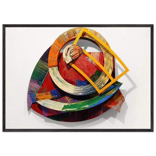 Chehaw - Sam Gilliam Framed Art Print – Black Wooden Frame - Default Title - -Framed Art Print