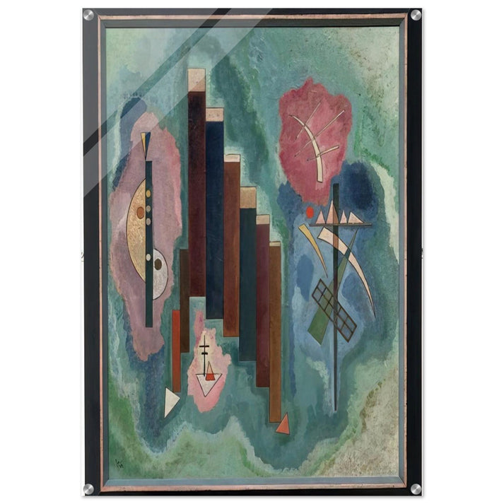 DOWNWARDS 1929 - Wassily Kandinsky Acrylic Print - 70x100 cm / 28x40″ inches