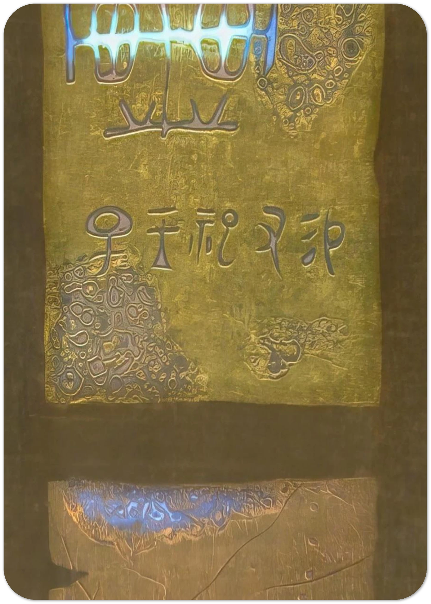 Ancient Writing - 1968 By Hiroyuki Tajima Pack of 10 Post Cards | Hiroyuki Tajima Post Cards | A6 (10.5 x 14.8 cm) - 4.1 x 5.8 inches