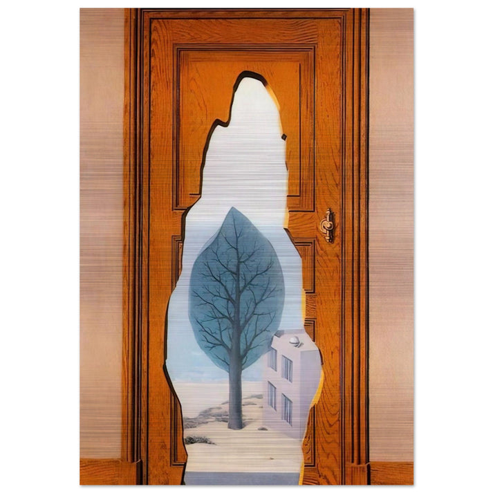 THE AMOROUS PERPECTIVE 1935 - Rene Magritte Brushed Aluminum Print - 70x100 cm / 28x40 inches | Rene Magritte Aluminum Print | Rene Magritte Prints