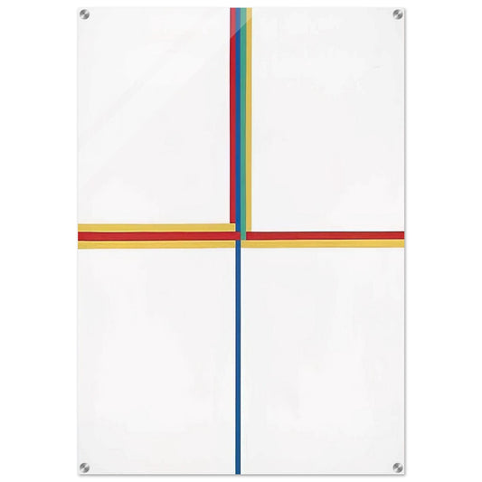 1234 in weiss - 1969 - Max Bill Acrylic Print - 70x100 cm / 28x40″ inches | Max Bill Wall Art | Max Bill Prints