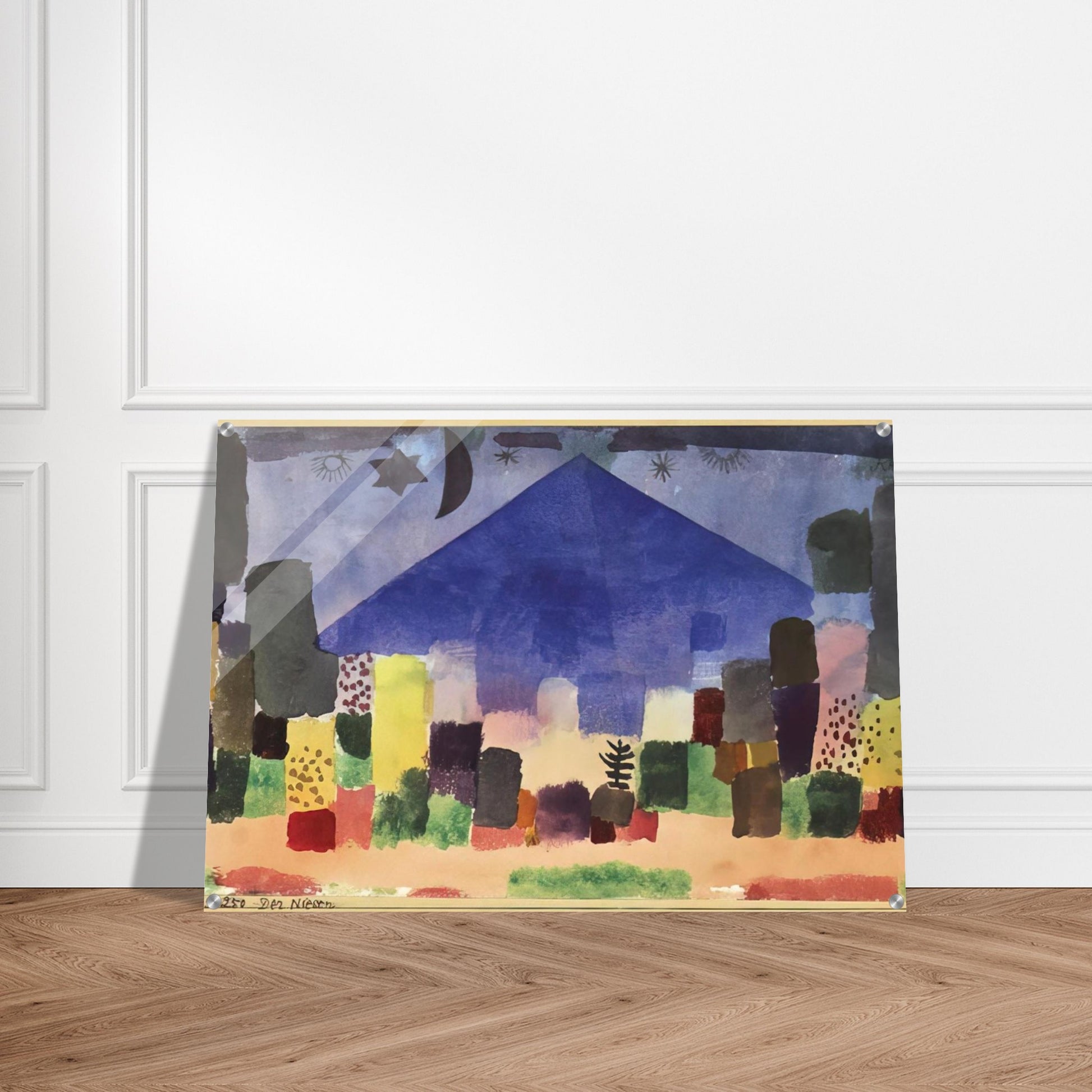 MOUNT NIESEN 1915 - Paul Klee Acrylic Print - 70x100 cm / 28x40″ inches