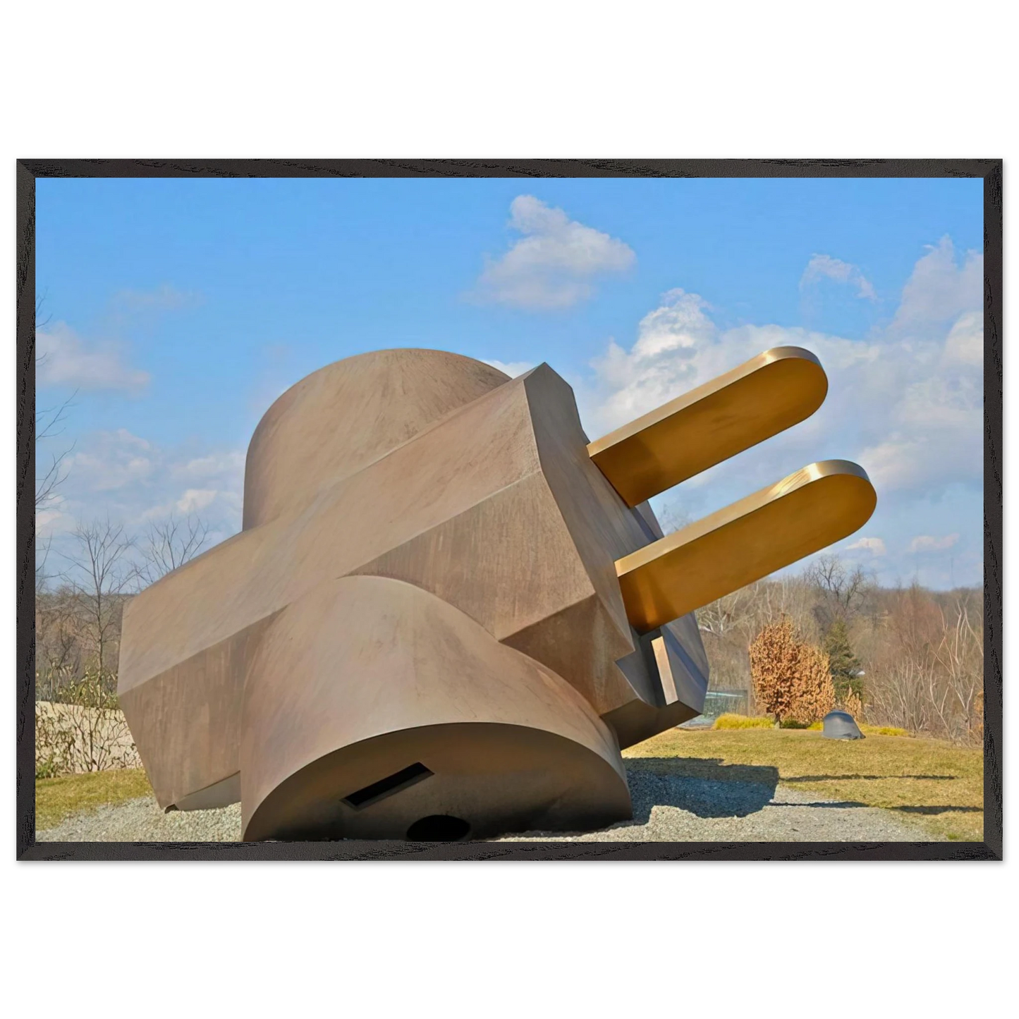 PLUG 1970 - Claes Oldenburg Framed Art Print – Black Wooden Frame - Default Title - -Framed Art Print