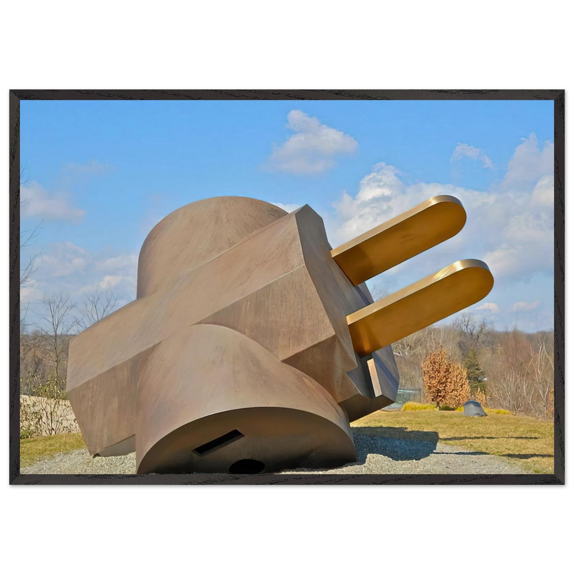 PLUG 1970 - Claes Oldenburg Framed Art Print – Black Wooden Frame - Default Title - -Framed Art Print