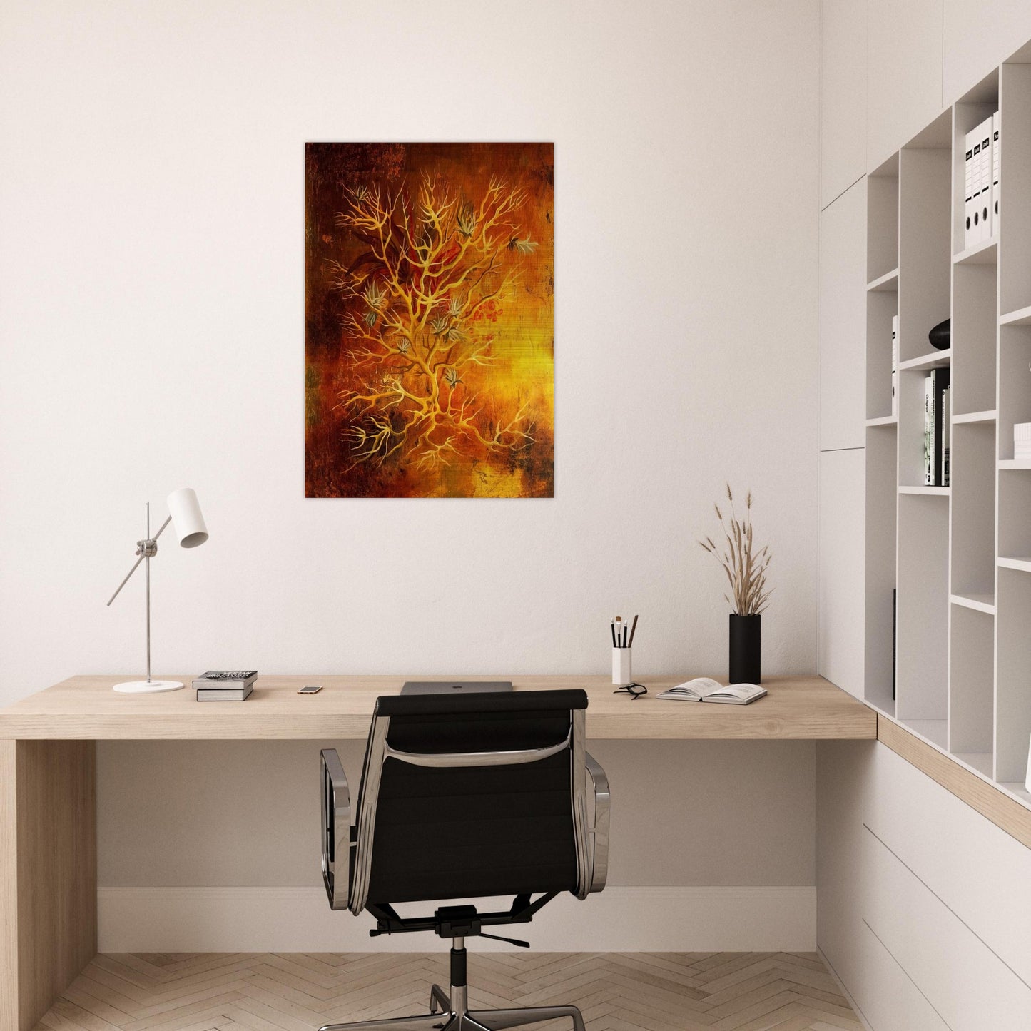 PLANT 1960 - Remedios Varo Brushed Aluminum Print - 70x100 cm / 28x40 inches | Remedios Varo Aluminum Print | Remedios Varo Prints