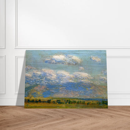 Mountain Home, Idaho - Childe Hassam Brushed Aluminum Print - 70x100 cm / 28x40 inches | Childe Hassam Aluminum Print | Childe Hassam Prints