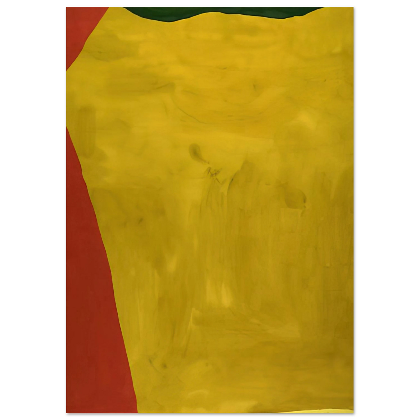Helen Frankenthaler - Blessing of the Fleet - 1969 Wall art - 27x35 cm / 11x14 inches - Premium Wooden Framed Poster With Fine Art Paper - Black frame
