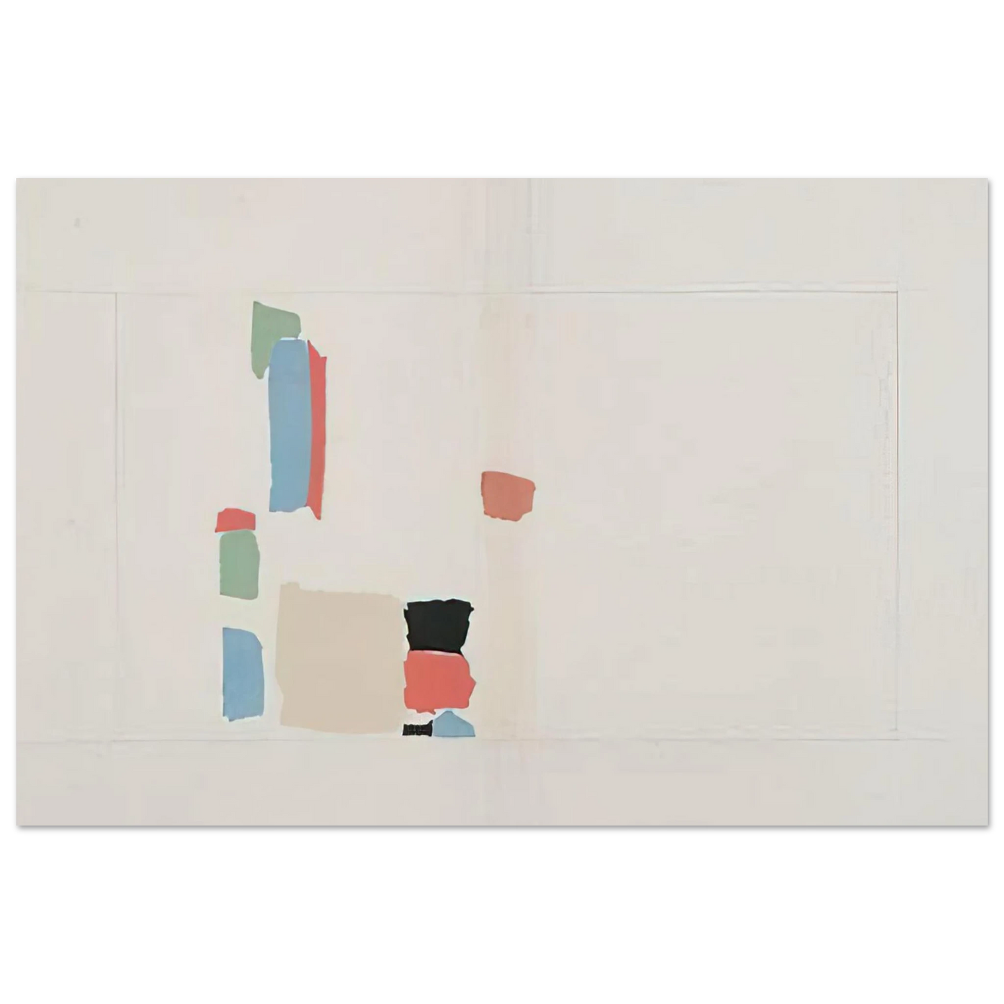 Nicolas de Stael - Abstract Composition - Lyrical Abstraction Fine Art Poster - 40x60 cm / 16x24 inches