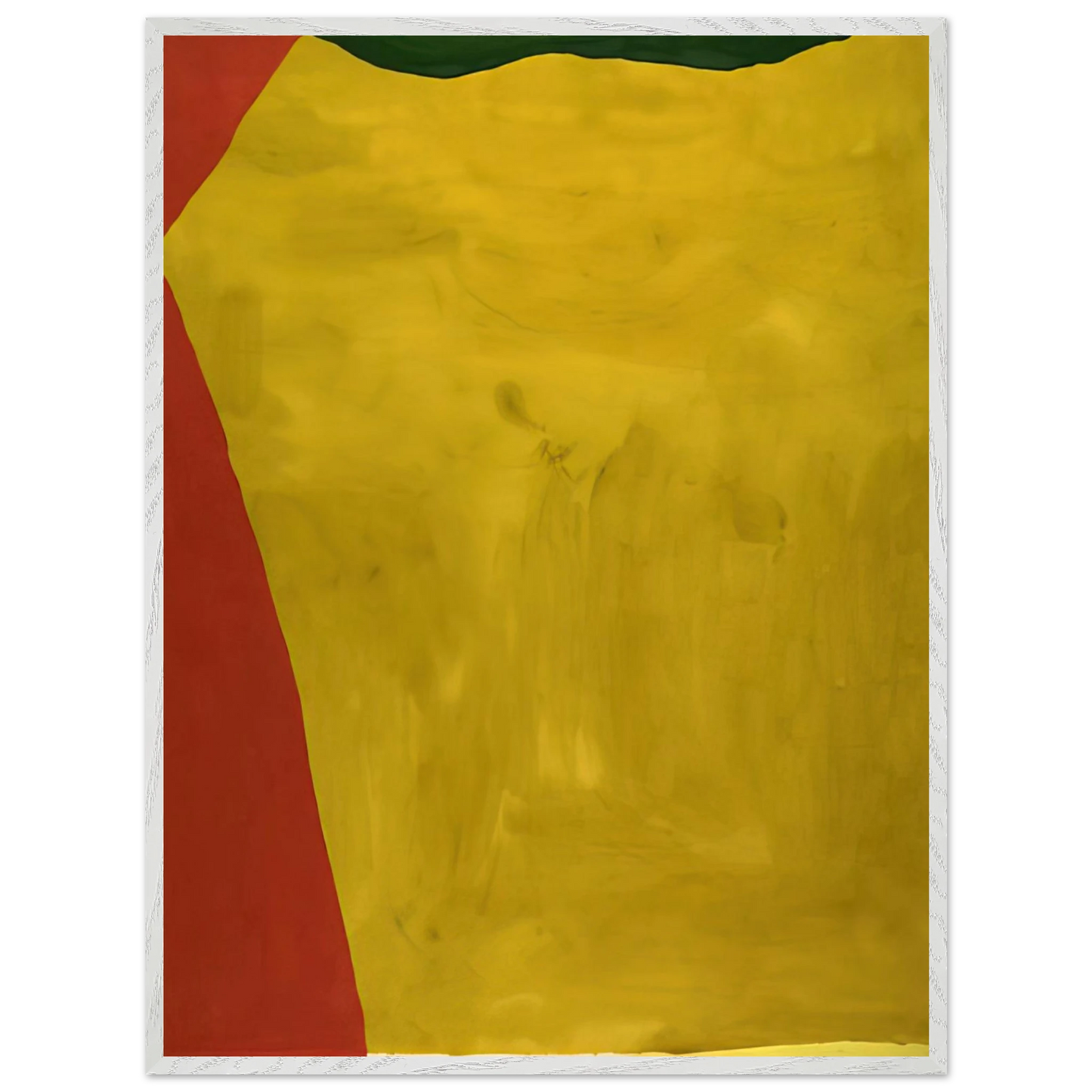 Helen Frankenthaler - Blessing of the Fleet - 1969 Wall art - A1 (59.4 x 84.1  cm) - Premium Wooden Framed Poster With Fine Art Paper - White frame