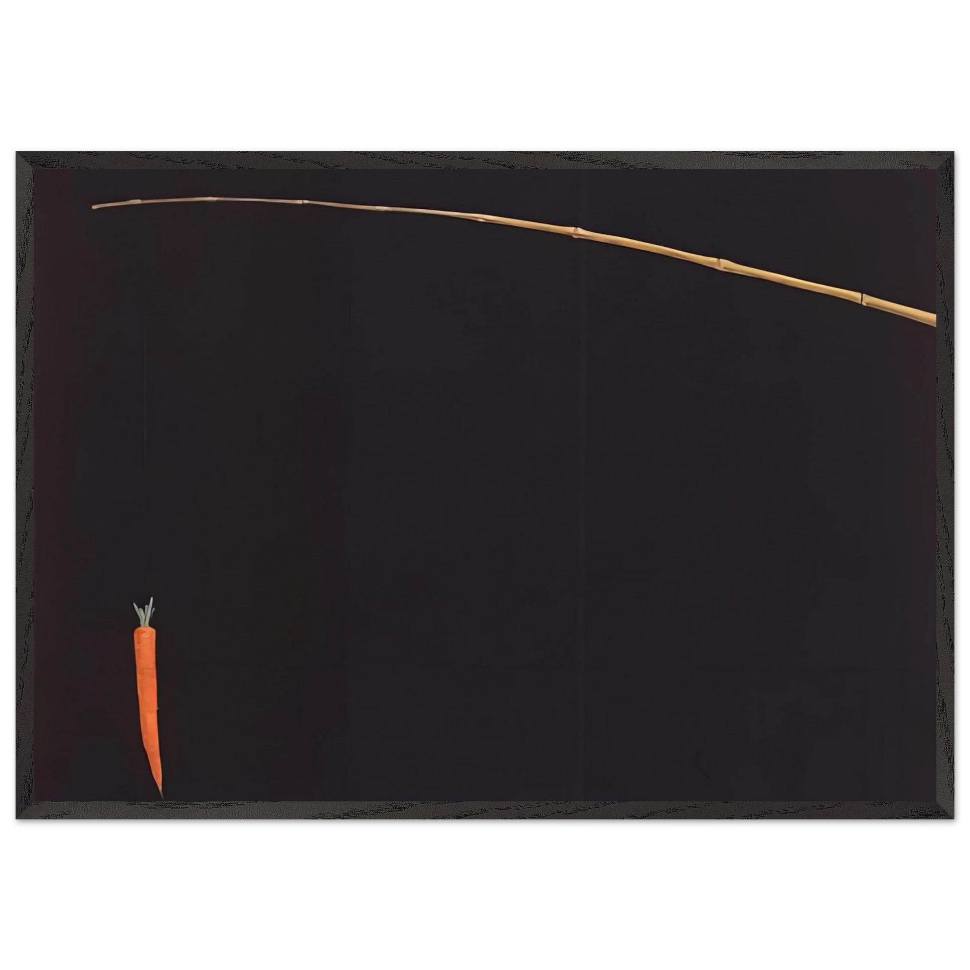 HI HONEY 1981 - Edward Ruscha Framed Art Print – Black Wooden Frame - Default Title - -Framed Art Print