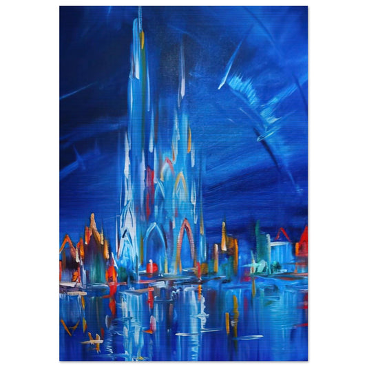 Consciousness - Konrad Zuse Brushed Aluminum Print - 70x100 cm / 28x40 inches | Konrad Zuse Aluminum Print | Konrad Zuse Prints