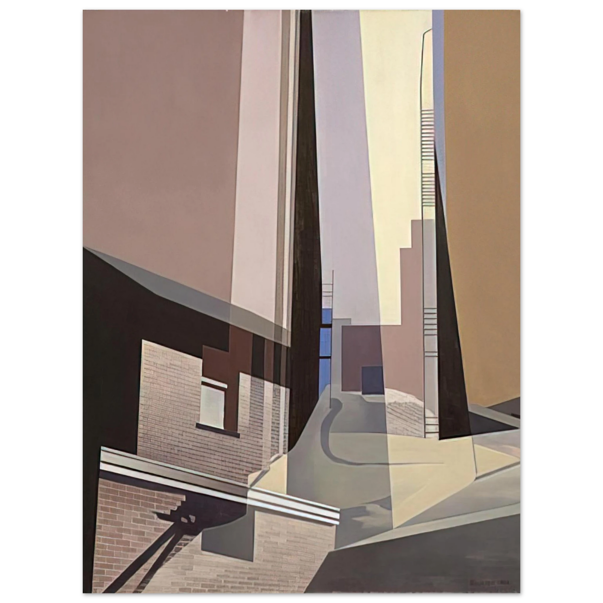 Charles Sheeler - New England Irrelevancies - 1953 Fine Art Poster - Default Title