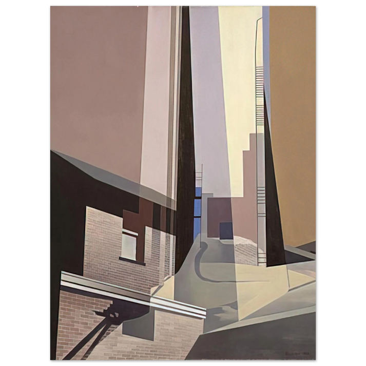 Charles Sheeler - New England Irrelevancies - 1953  75x100 cm / 30x40inches Fine Art Poster