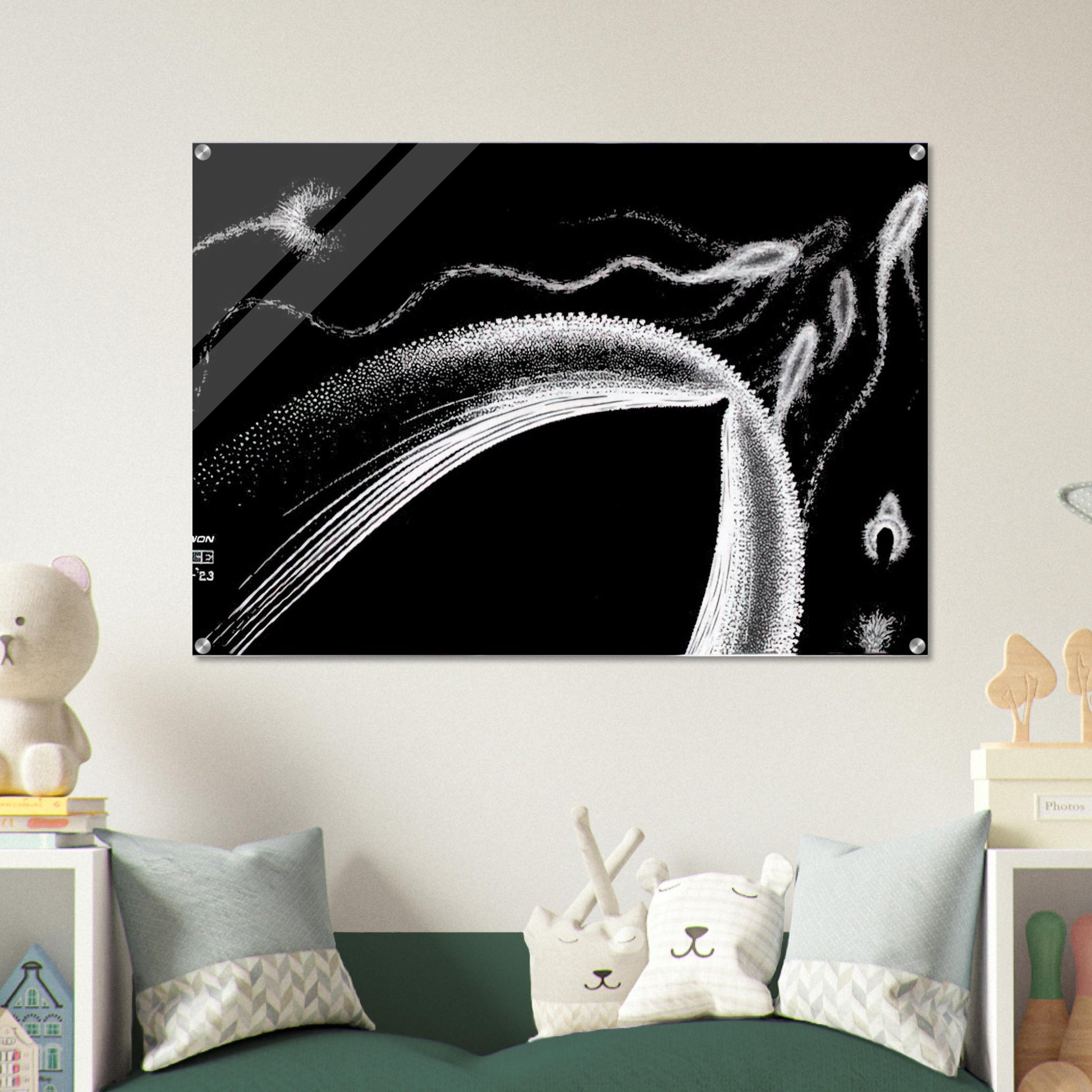DOLPHINS - MC Escher Acrylic Print - 70x100 cm / 28x40″ inches | MC Escher Wall Art | MC Escher Prints