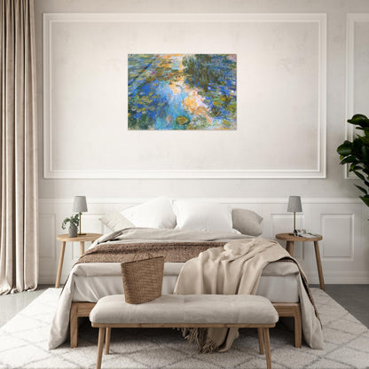 The Water Lily Pond X - claude monet Acrylic Print - 70x100 cm / 28x40″ inches