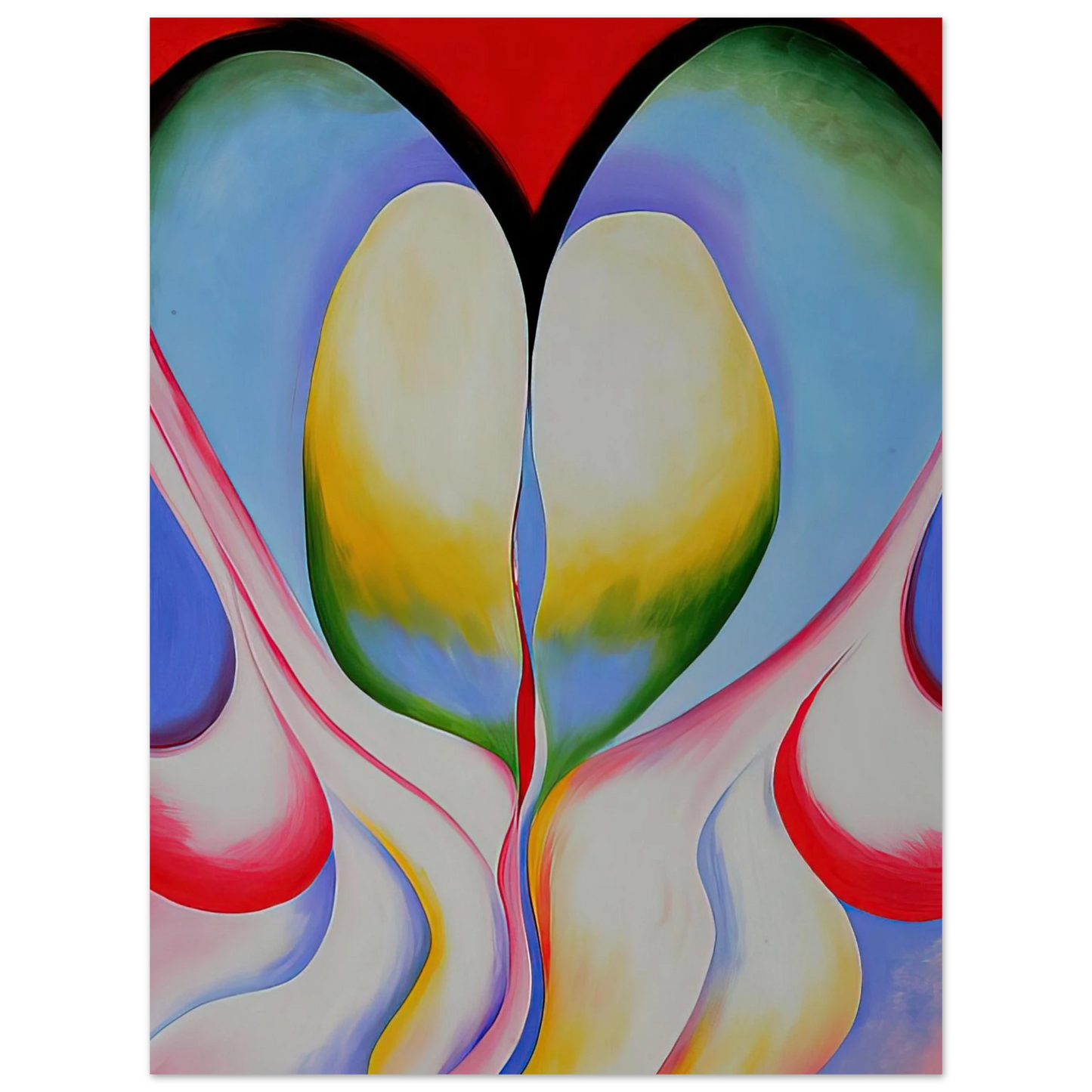 Georgia O'Keeffe - Series 1, No. 8 Fine Art Poster - 13x18 cm / 5x7 inches