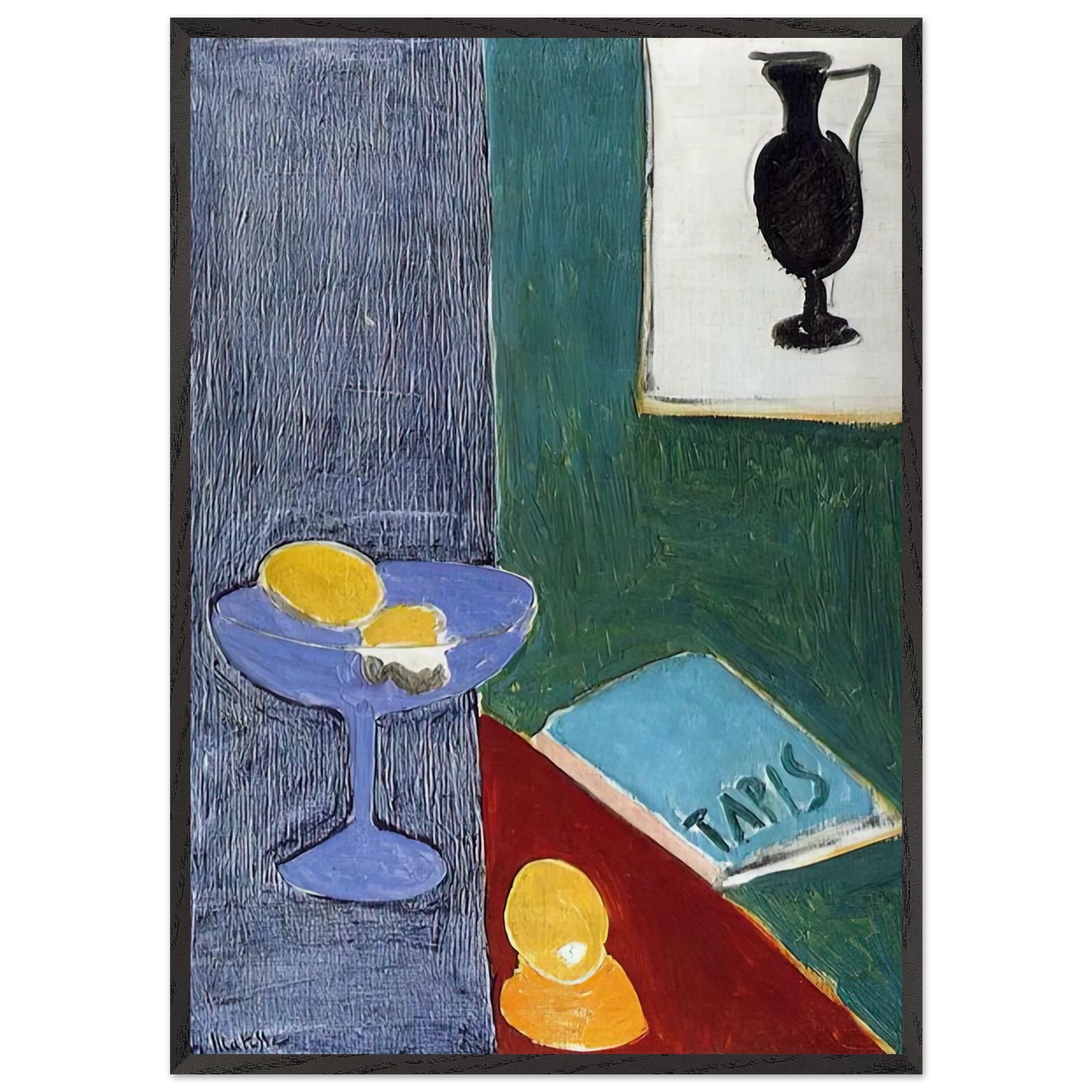 STILL LIFE 14 - Henri Matisse Framed Art Print – Black Wooden Frame - Default Title - -Framed Art Print
