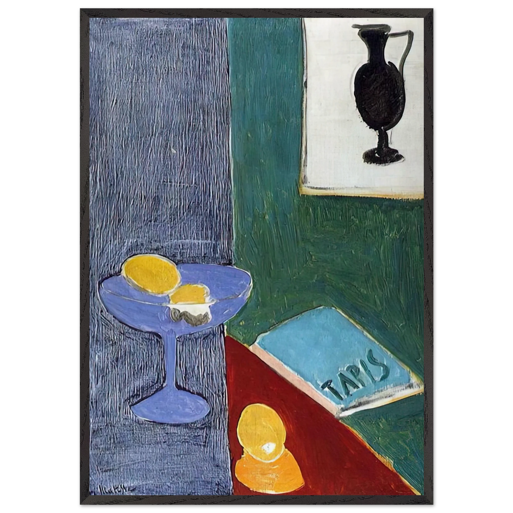 STILL LIFE 14 - Henri Matisse Framed Art Print – Black Wooden Frame - Default Title - -Framed Art Print