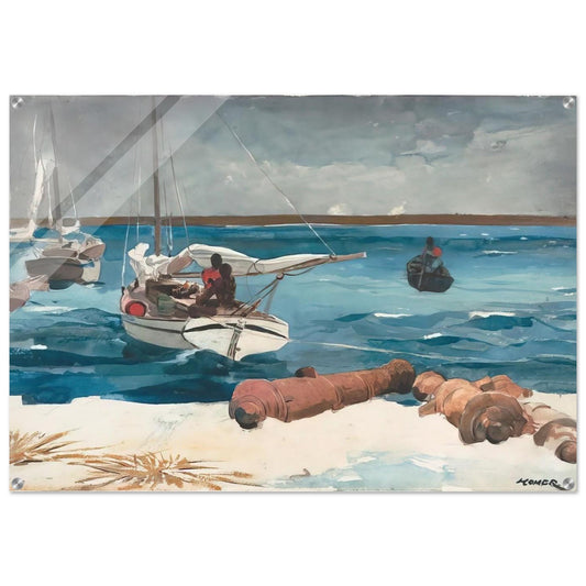 NASSAU 1899 - Winslow Homer Acrylic Print - 70x100 cm / 28x40″ inches | Winslow Homer Wall Art | Winslow Homer Prints